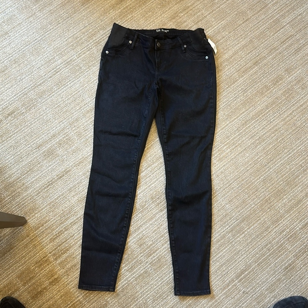 Gap maternity black jeans. size 29 long